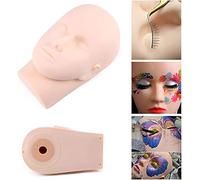 Mannequin de formation maquillage pratique tête plate yeux faux cils extensions de cils lèvres tatouage pratique modèle mannequin mannequin tête