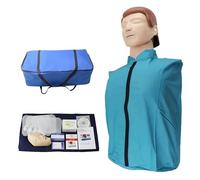 Mannequin de formation pour adultes à la réanimation cardio-pulmonaire Mannequin de réanimation artificielle en caoutchouc représentant la moitié du corps humain Simulateur pour la formation