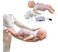 Mannequin de Formation RCR pour Bébé - Simulation d’Obstruction des Voies Respiratoires, Mannequin de Secours Infantile en PVC Réaliste pour Écoles, Hôpitaux et Formation à Domicile