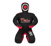 Mannequin de Judo, MMA, Position Assise avec Mains à l’Avant, Non Garni, Sac de Frappe, Noir Toile, 70"