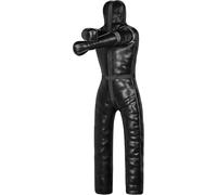 Mannequin de lutte confortable pour adulte BJJ, judo, lutte, position debout, JIU Jitsu, MMA, sparring, auto-défense, entraînement MMA - non rempli - 145 cm, 170 cm (noir, 170 cm)
