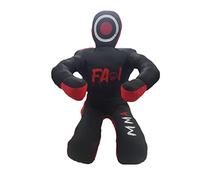 Mannequin de lutte MMA, lancer, boxe, entraînement, karaté, judo, BJJ, toile de qualité supérieure, assis, toile - non rempli (177,8 cm)
