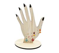 Mannequin de main esthétique portable en bois