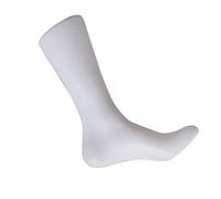Mannequin de pied gauche en polyéthylène pour chaussettes et chaussures - 320 mm de haut et 230 mm de longueur de semelle, facile à transporter, portable, accessoire de vente au détail