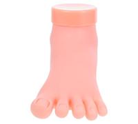 Mannequin de Pied pour Entraînement Ongles, Plastique Vinyle Kaki | Toucher Réaliste, Anatomie des Orteils, Léger 200g, pour Écoles Beauté et Pratique Technicien
