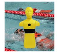 Mannequin De Prévention La Noyade for Piscine/Plage/rivière avec Trois Ports D'entrée Et Sortie, Adapté Aux Adolescents Adultes(Yellow)