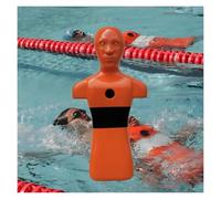 Mannequin De Prévention La Noyade for Piscine/Plage/rivière avec Trois Ports D'entrée Et Sortie, Adapté Aux Adolescents Adultes(Orange)