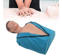 Mannequin de RCR pour Adulte - Formation en Réanimation Cardiorespiratoire - Simulateur Humain en Caoutchouc - Demi-Corps pour Respiration Artificielle - Modèle Éducatif pour Apprentissage
