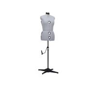 Vidaxl Mannequin De Robe Ajustable Pour Femme Gris M Taille 40-46
