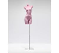 Mannequin de robe en velours incurvé pour lingerie et maillot de bain, modèle de torse féminin pour vitrine de boutique et photographie de produits - Design sans support