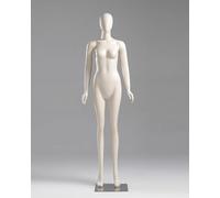 Mannequin de robe féminine courbée, modèle de pose léger et amovible, affichage complet du corps sans visage pour couture, couture et design tendance (style 3)
