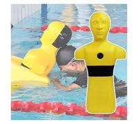 Mannequin De Sauvetage Aquatique De 100 Cm De Haut,Dispositif D'injection d'eau Rapide,modèle d'exercice D'incendie, avec 3 Trous D'injection d'eau(Yellow)