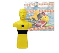 Mannequin De Sauvetage Aquatique, Dispositif D'injection d'eau Rapide, Modèle d'exercice D'incendie, avec 3 Trous D'injection d'eau, Aucun Assemblage Requis(Yellow)