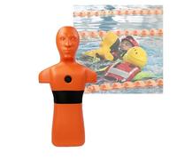 Mannequin De Sauvetage Aquatique, Dispositif D'injection d'eau Rapide, Modèle d'exercice D'incendie, avec 3 Trous D'injection d'eau, Aucun Assemblage Requis(Orange)