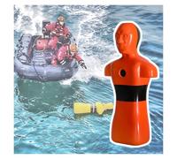 Mannequin De Sauvetage Aquatique,modèle d'exercice D'incendie,Dispositif D'injection d'eau Rapide Sauvetage,avec 3 Trous D'injection d'eau,Aucun Assemblage Requis(Orange)