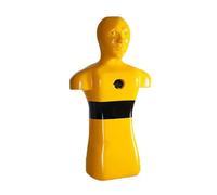 Mannequin De Sauvetage Aquatique,modèle Sauvetage en Piscine PE,d'exercice D'incendie avec 3 Trous D'injection d'eau Et Drainage Rapide for Adolescents Adultes(Yellow)