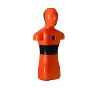 Mannequin De Sauvetage Aquatique,modèle Sauvetage en Piscine PE,d'exercice D'incendie avec 3 Trous D'injection d'eau Et Drainage Rapide for Adolescents Adultes(Orange)