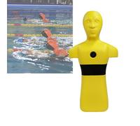 Mannequin De Sauvetage Aquatique, Outil Pédagogique Prévention La Noyade avec Trois Ports D'entrée Et Sortie, Équipement Formation Au en Piscine for Adolescents Adultes(Yellow)