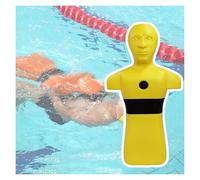 Mannequin De Sauvetage Aquatique, Simulation Piscine/Plage Et Rivière, for La Prévention Noyade Les Compétitions(Yellow)