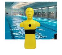 Mannequin De Sauvetage Aquatique - Simulation Piscine/Plage/rivière, Prévention La Noyade avec Vidange Rapide Et Trois Ports D'injection d'eau(Yellow)