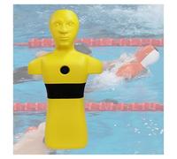 Mannequin De Sauvetage for Exercices Aquatiques, Modèle d'exercice D'incendie, Outils Pédagogiques De Prévention De La Noyade, Drainage Rapide par Injection d'eau(Yellow)