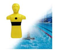 Mannequin De Sauvetage Simulation Piscine/Plage Et Rivière, 39,4 Pouces Hauteur, avec 3 Trous D'entrée d'eau for Un Drainage Rapide(Yellow)