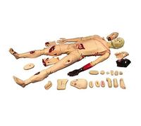Mannequin de simulation de brûlure pour formation avancée de premiers secours, mannequin d'enseignement complet pour soins des plaies, aide à la formation médicale et éducative