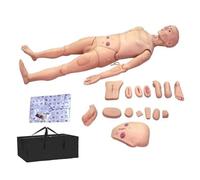 Mannequin de soins aux patients grandeur nature pour la formation RCR et les compétences infirmières de base, modèle humain gériatrique complet du corps pour les étudiants en médecine et
