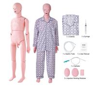 Mannequin de Soins Infirmier - VEVOR - Formation médicale modèles de soins pour hommes,PVC 1530 x 450 x 210 mm