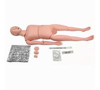 Mannequin de Soins Infirmiers de Base,Masculin et Féminin Modèle Anatomique Humain Modèle Pédagogique Adulte de 160 Cm pour Les Écoles de Médecine et de Soins Infirmiers Male