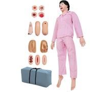Mannequin De Soins Infirmiers Grandeur Nature Pour Formation Clinique | Modules Interchangeables, Articulations Réalistes, Soins Variés, Étudiants Infirmiers, Simulation Pratique En Clinique