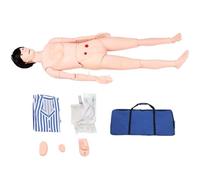 Mannequin de Soins Infirmiers pour Adulte de 170 Cm,Multifonctionnel Mannequin de Soins Infirmiers,Unisexe,PVC Mannequins de Formation pour L'enseignement Dans Les Écoles de Médecine B