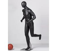 Mannequin de sport sur pied, mannequin réaliste pour affichage de posture de course, idéal pour boutique et vitrine de vêtements de fitness