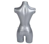 Mannequin de vêtements torse, Mannequins gonflables féminins en PVC épaissi inodore avec un anneau de suspension pour maillot de bain, vente de centres commerciaux pour tir d'avatar