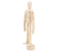 Mannequin de vitrine en bois flexible pour dessiner et esquisser le corps humain, décoration artistique pour la décoration de la maison, figurine en bois de 14,7 cm