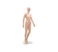 vidaXL Mannequin femme 175 cm - Corps complet rotatif 360° - Beige 30017