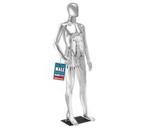 Mannequin de vitrine Masculin : Fabrication de Haute qualité, Dimensions détaillées pour des proportions réalistes, Robuste, Durable et sûr, présentation Polyvalente de