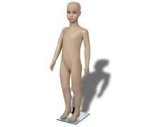 Mannequin de vitrine - vidaXL - Enfant A - PE écologique - 110 cm - Beige