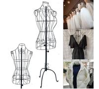 Mannequin Demi-Corps - Mannequin Buste en Fer - Présentoir de Vêtements - Mannequin pour Magasin de Vêtements, MANNEQUIN - BUSTE