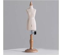 Mannequin demi-échelle en forme de robe avec support en bois pour couture et confection de patrons, mannequin de couturière pour entraînement