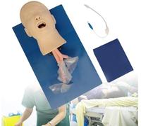 Mannequin d'entraînement à la gestion des voies respiratoires for l'intubation - Mannequin oro-nasal avec tube for la formation médicale