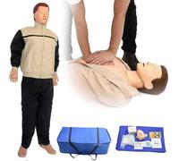 Mannequin d'entraînement à la RCR pour adultes - Mannequin d'entraînement à la RCR pour les premiers secours et l'enseignement médical - Kit pour médecins infirmiers
