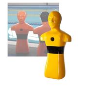 Mannequin D'entraînement Au Sauvetage Aquatique, Modèle D'entraînement Au Sauvetage en Piscine, Dispositif De Sauvetage avec 3 Trous D'injection d'eau(Yellow)