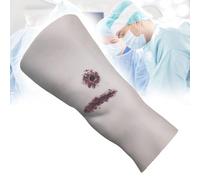 Mannequin D'entraînement Au Tamponnement Des Plaies Au Niveau Du Genou Et De La Cuisse, Modèle De Traumatologie Et D'hémostase Avec 3 Plaies Simulées, Conception Réutilisable, Pour La Pratique