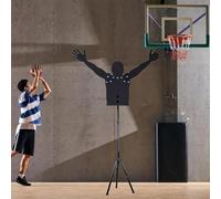 Mannequin D'entraînement Autoportant Avec Bras Et Hauteur Réglables,mannequin D'entraînement Au Tir Avec Bras Mobile 180°,améliore Le Pourcentag Tir,pour Contrôler Ballon/l'entraînement Défense