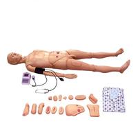 Mannequin d'entraînement avancé avec mesure de la pression artérielle, mannequin complet du corps pour premiers secours et enseignement des sciences