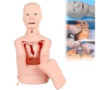 Mannequin d'entraînement avancé pour infirmières et étudiants en médecine - Tube nasogastrique, soins de la trachée, lavage gastrique, modèle de trachéotomie