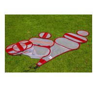 Mannequin d'entraînement avec piquets slalom Powershot (x5) Rouge 150x50 cm Unisex