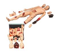 Mannequin d'entraînement CPR avec modules plaies pour l'éducation médicale et la pratique infirmière