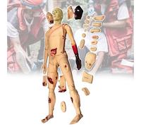 Mannequin d'entraînement de premiers secours avec simulation de brûlure et soin des plaies, pour les compétences infirmières, l'enseignement du squelette humain, la gestion des voies respiratoires de